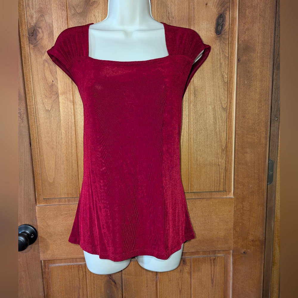 Dress Barn Elegant Red Women's Top